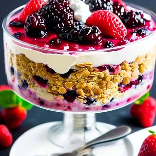 Berry Crumble Parfait