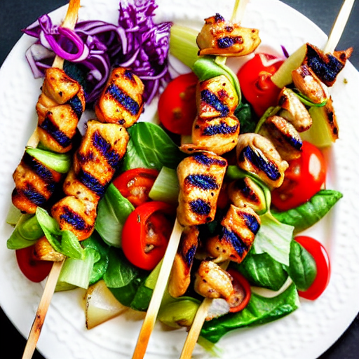 Halal Chicken Souvlaki