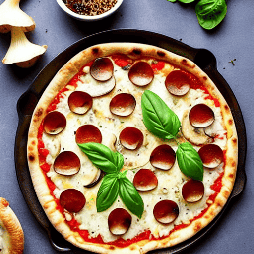 Tarte aux champignons