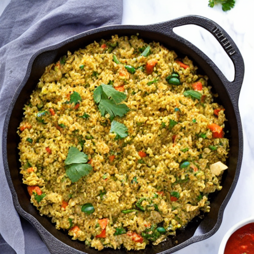 Keto Cauliflower Rice Pilaf