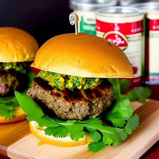 Cilantro Beef Burger