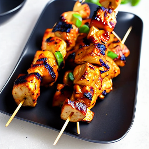 Five Spice Chicken Skewers