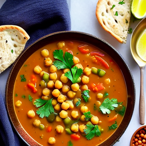 Vegetable and Chickpea Soup