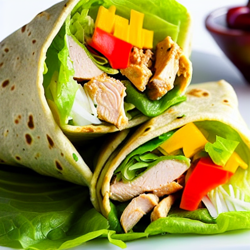 Halal Chicken Caesar Wrap