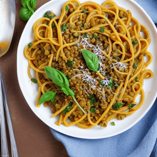 Pasta aux Lentilles