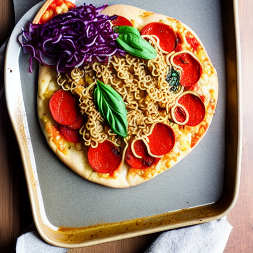 Keto Ramen Pizza