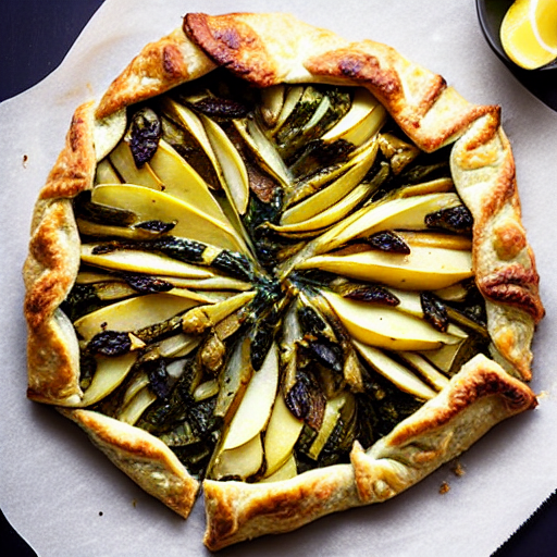 Chard and Potato Galette