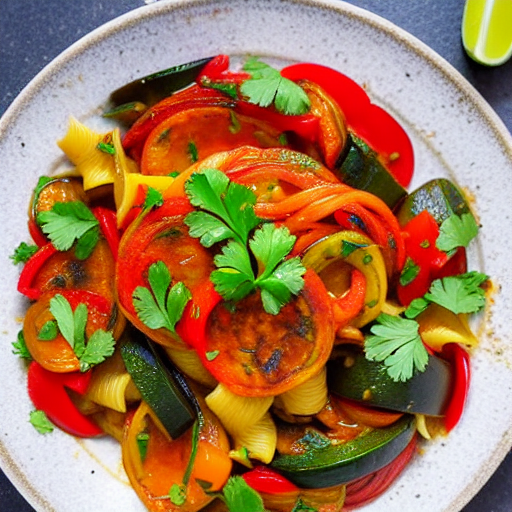 Pâtes à la Ratatouille