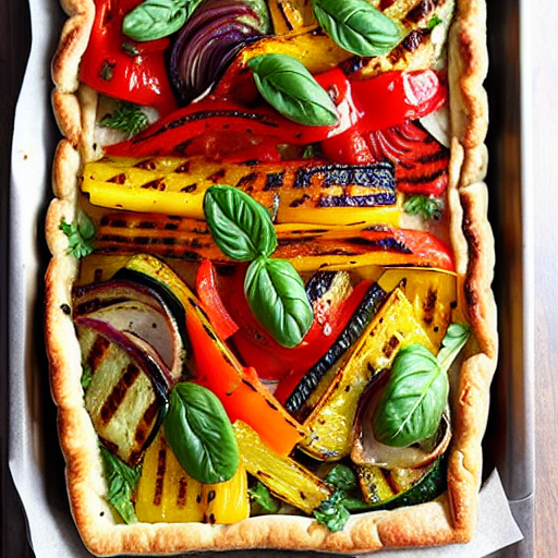 Grilled Vegetable Tart
