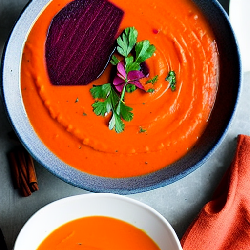 Beetroot and Carrot Soup
