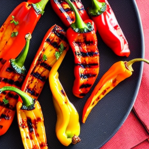 Sichuan Grilled Peppers