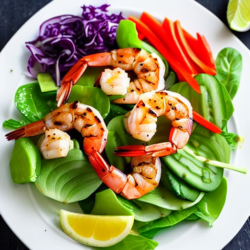 Grilled Shrimp Salad