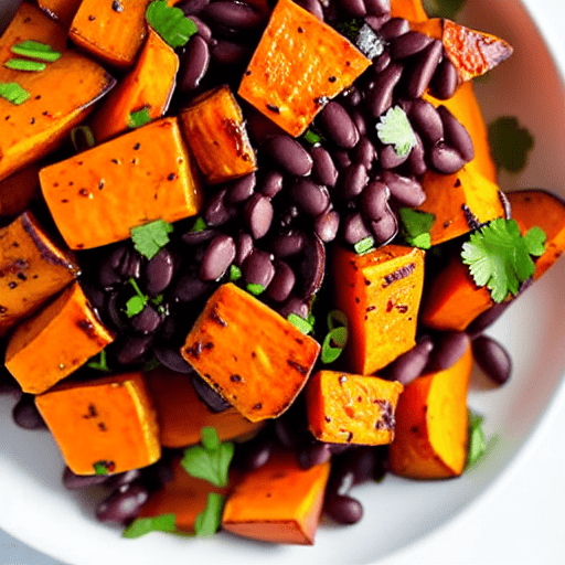 Savory Sweet Potato and Black Bean Bowl