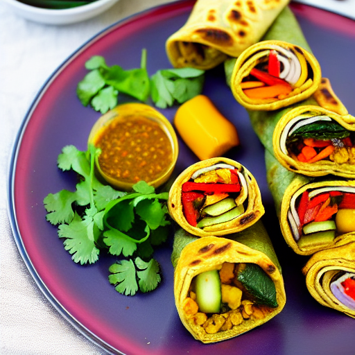 Vegan Kathi Roll