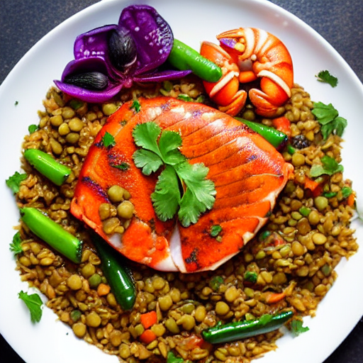 Seafood Mujadara
