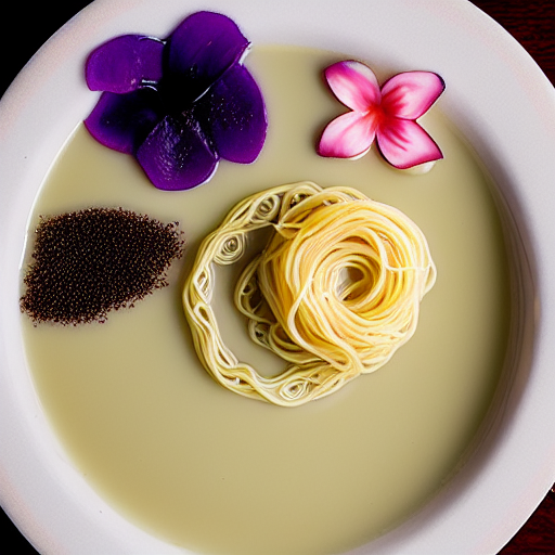 Kuzu Noodle Dessert