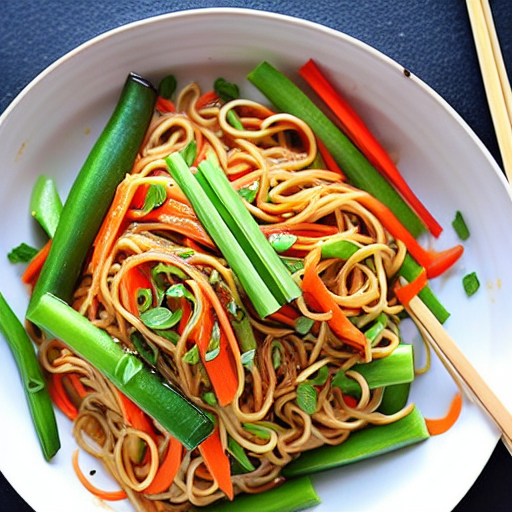 Zucchini Noodle Lo Mein