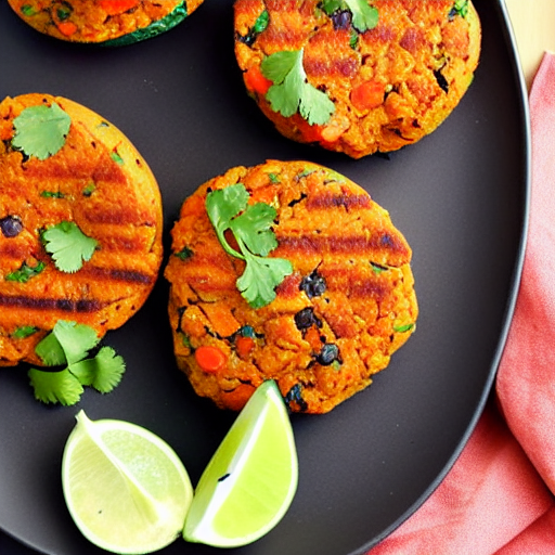 Sweet Potato and Black Bean Burger