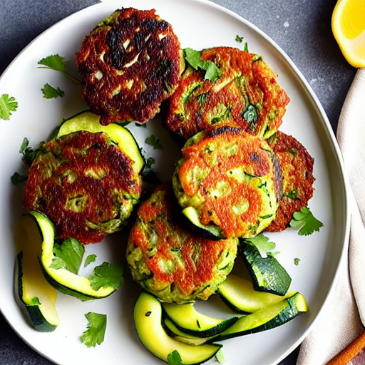 Baked Zucchini Fritters