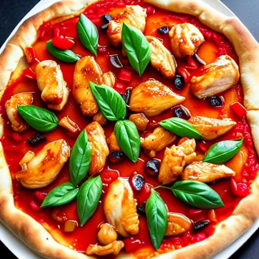 Sweet and Sour Chicken Pizza