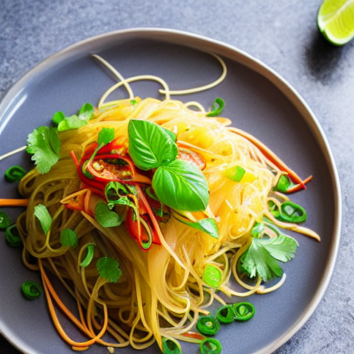 Thai Green Papaya Noodles