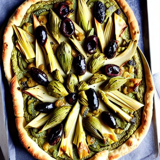 Artichoke and Olive Tart