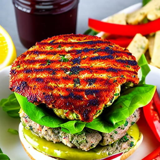 Zaatar Turkey Burger