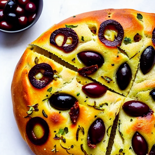 Focaccia con Olive