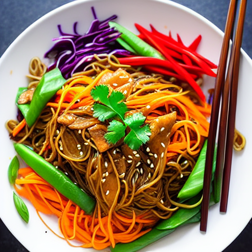 Korean-style Japchae