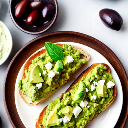 Greek Avocado Toast