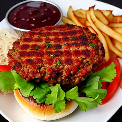 Köfte with Spices Burger