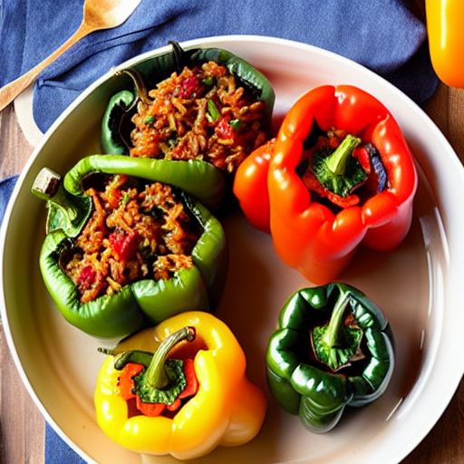 Dolma Stuffed Peppers