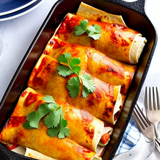 Baked Chicken Enchiladas