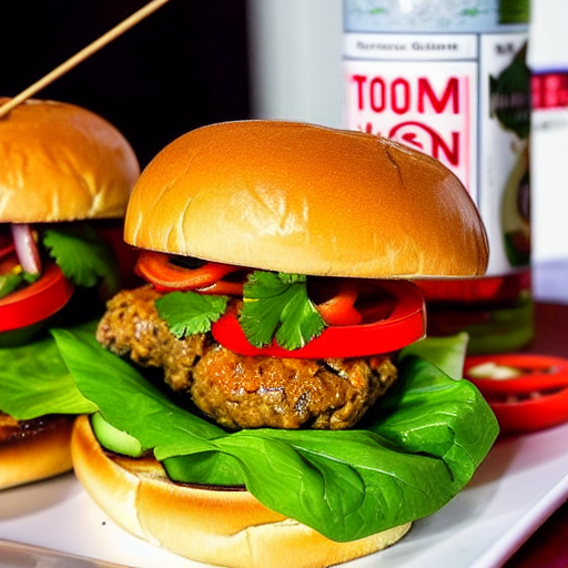 Tom Yum Burger