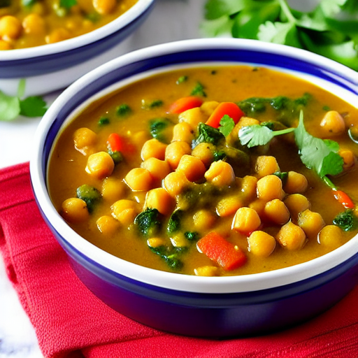 Savory Chickpea and Spinach Stew