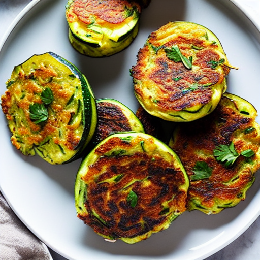 Baked Zucchini Fritters