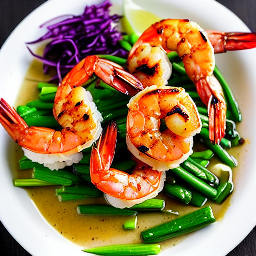Tôm Nướng Mật Ong