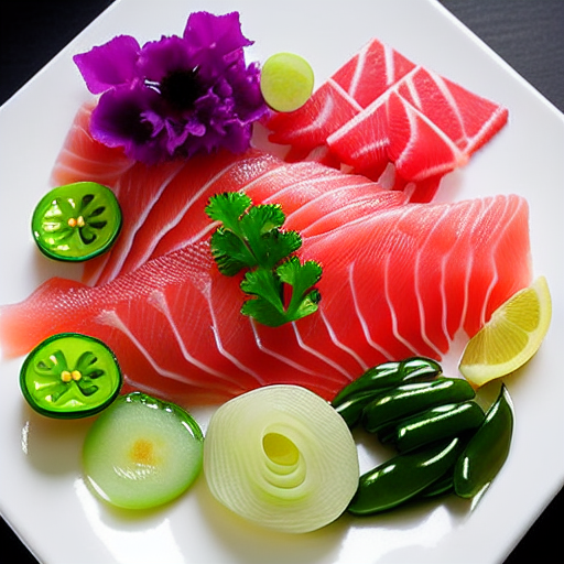 Sashimi with Radish
