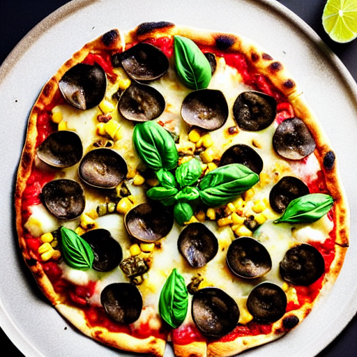 Pizza de Cuitlacoche