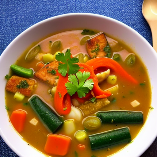 Fish Soup with Vegetables