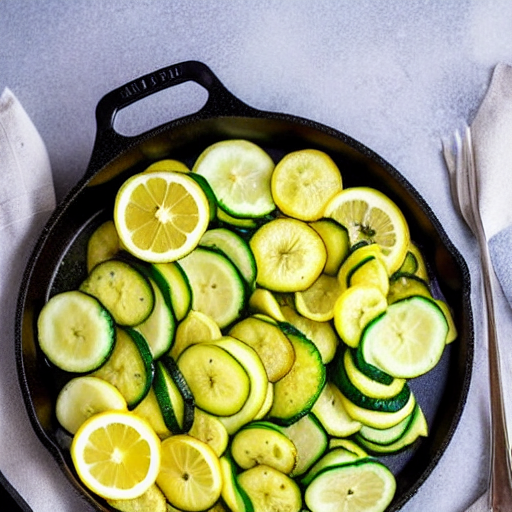 Lemon Butter Zucchini