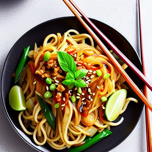 Vegan Yaki Udon