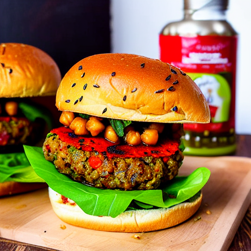 Harissa Vegetable Burger