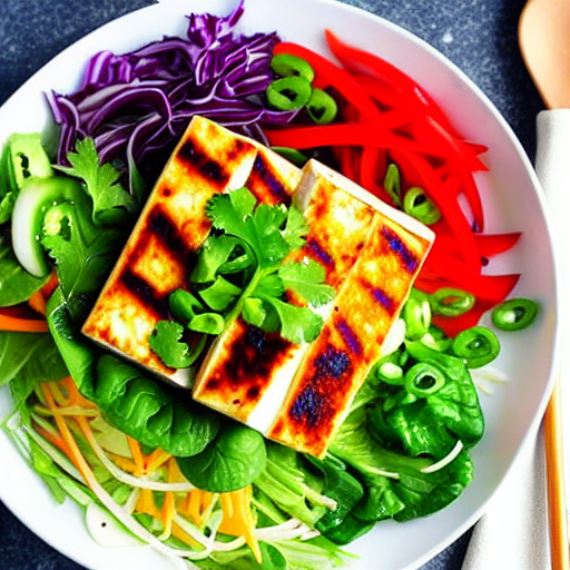Korean Tofu Salad