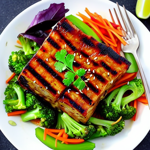 Teriyaki Grilled Tempeh