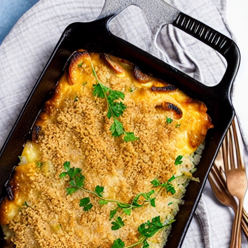 Mushroom Gratin