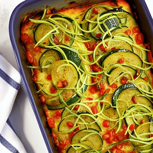 Halal Chicken and Zucchini Bake