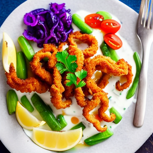 Kalamari with Yogurt