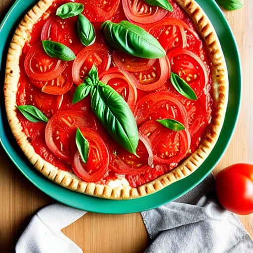 Tomato Basil Pie