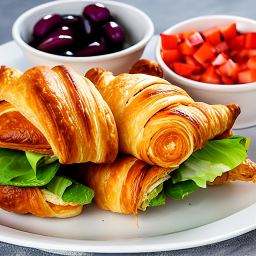 Halal Croissant Sandwich